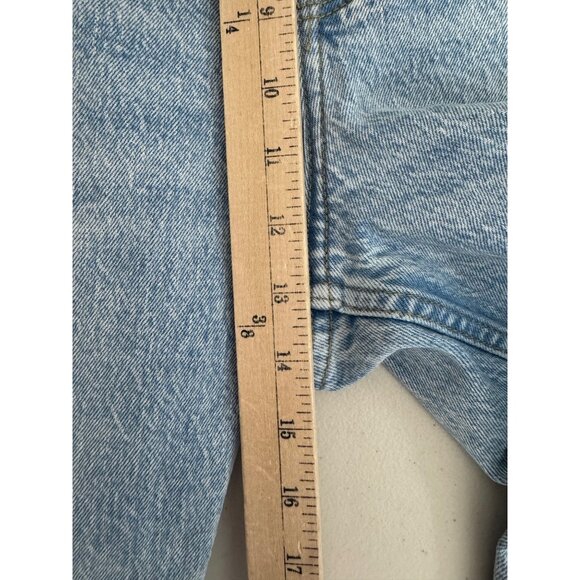 Abercrombie & Fitch 90s straight leg ultra high jeans retro boho sz 33L - Picture 5 of 8